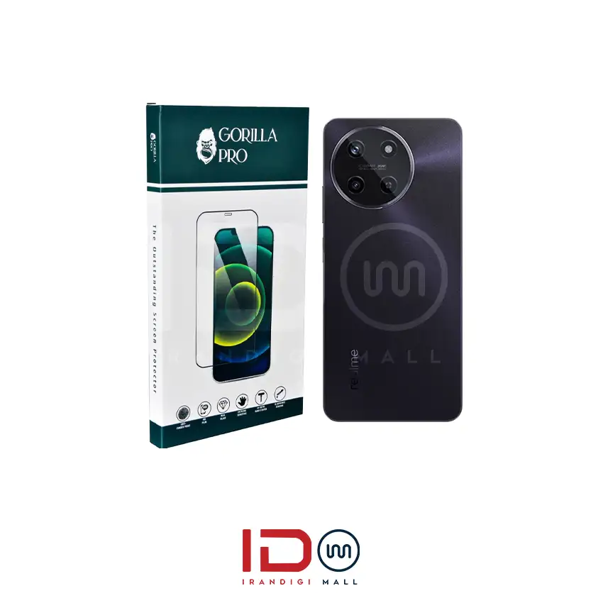 گلس و محافظ هیدروژلی (شفاف) بدنه گوشی ریلمی مدل REALME 11