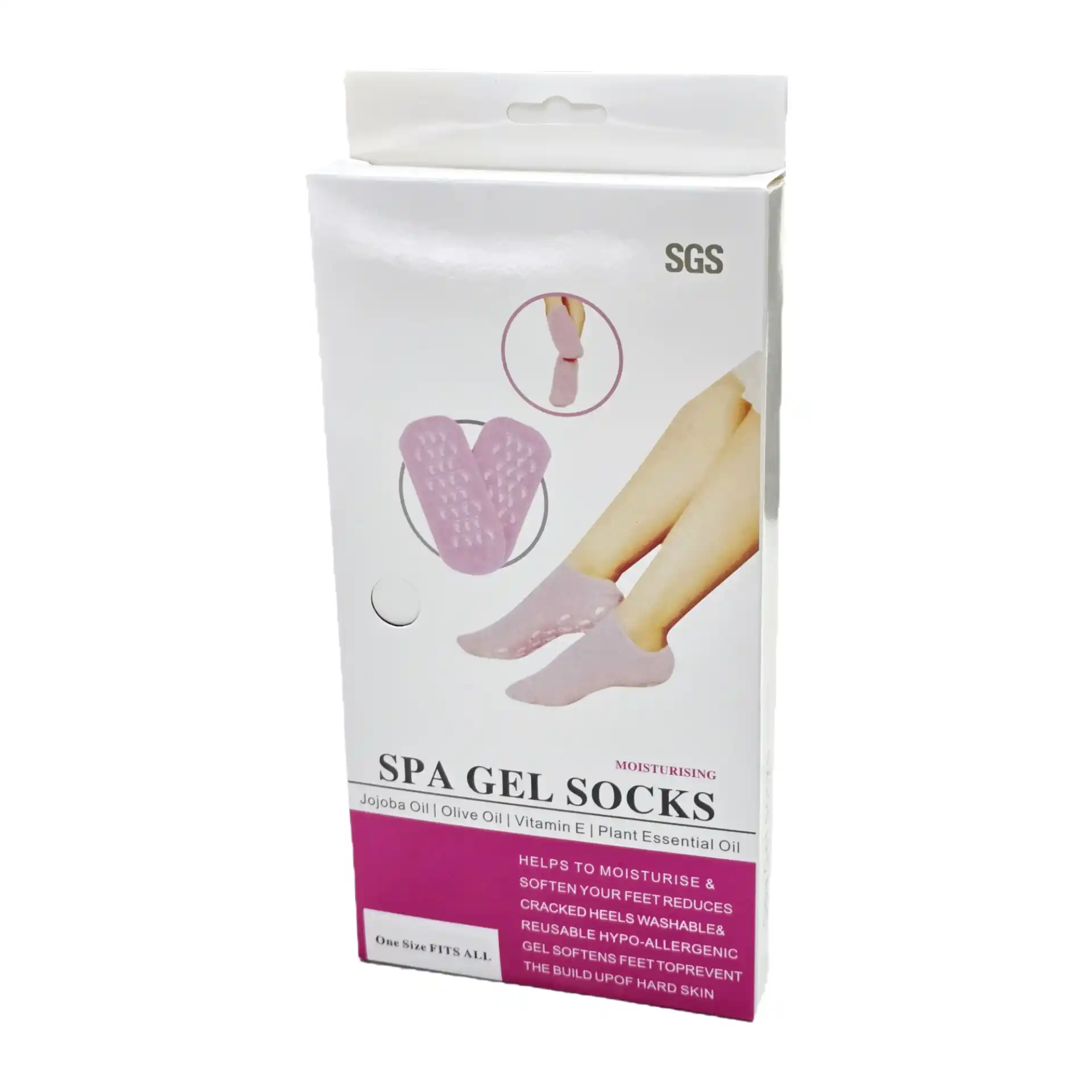 جوراب سیلیکونی پا ژل دار spa gel silicone — تصویر ۲