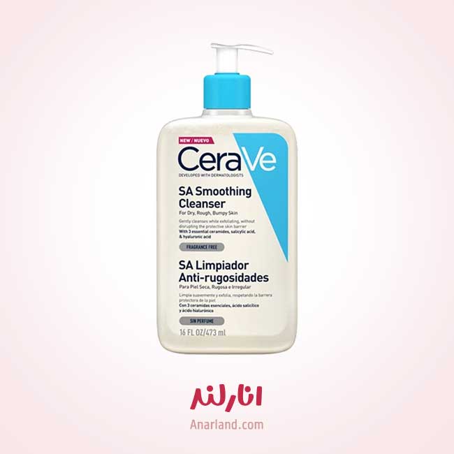 ژل شسستشو سراوی CeraVe اصل مدل SA Smoothing حجم 473 میلی لیتر — تصویر ۲