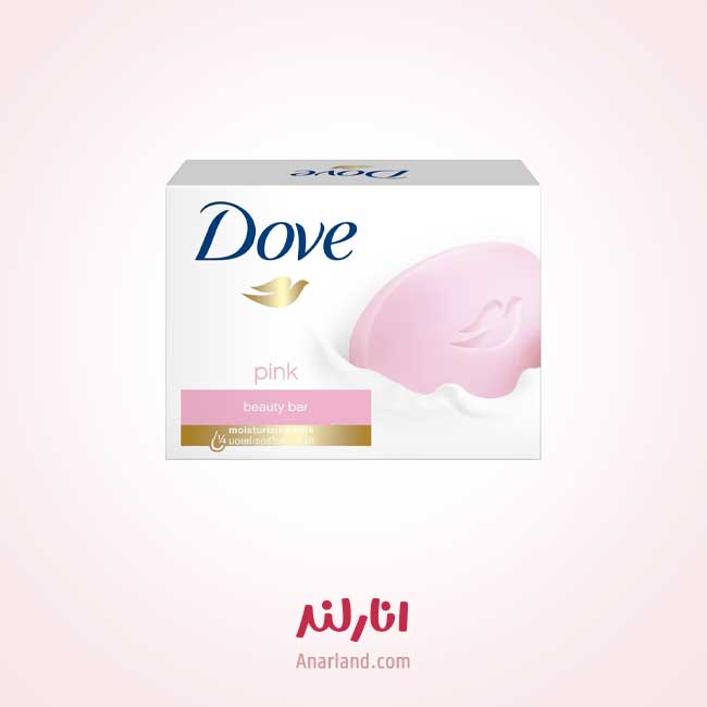 صابون داو مدل pink با رایحه گل رز — تصویر ۲