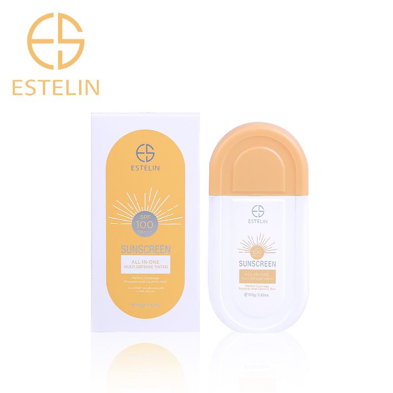 کرم ضدآفتاب رنگی استلین spf100 | حجم ۱۰۰میلی