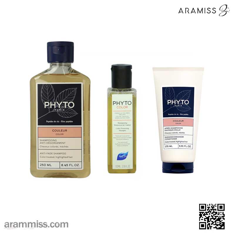 شامپو موهای رنگ شده کالر فیتو phyto color