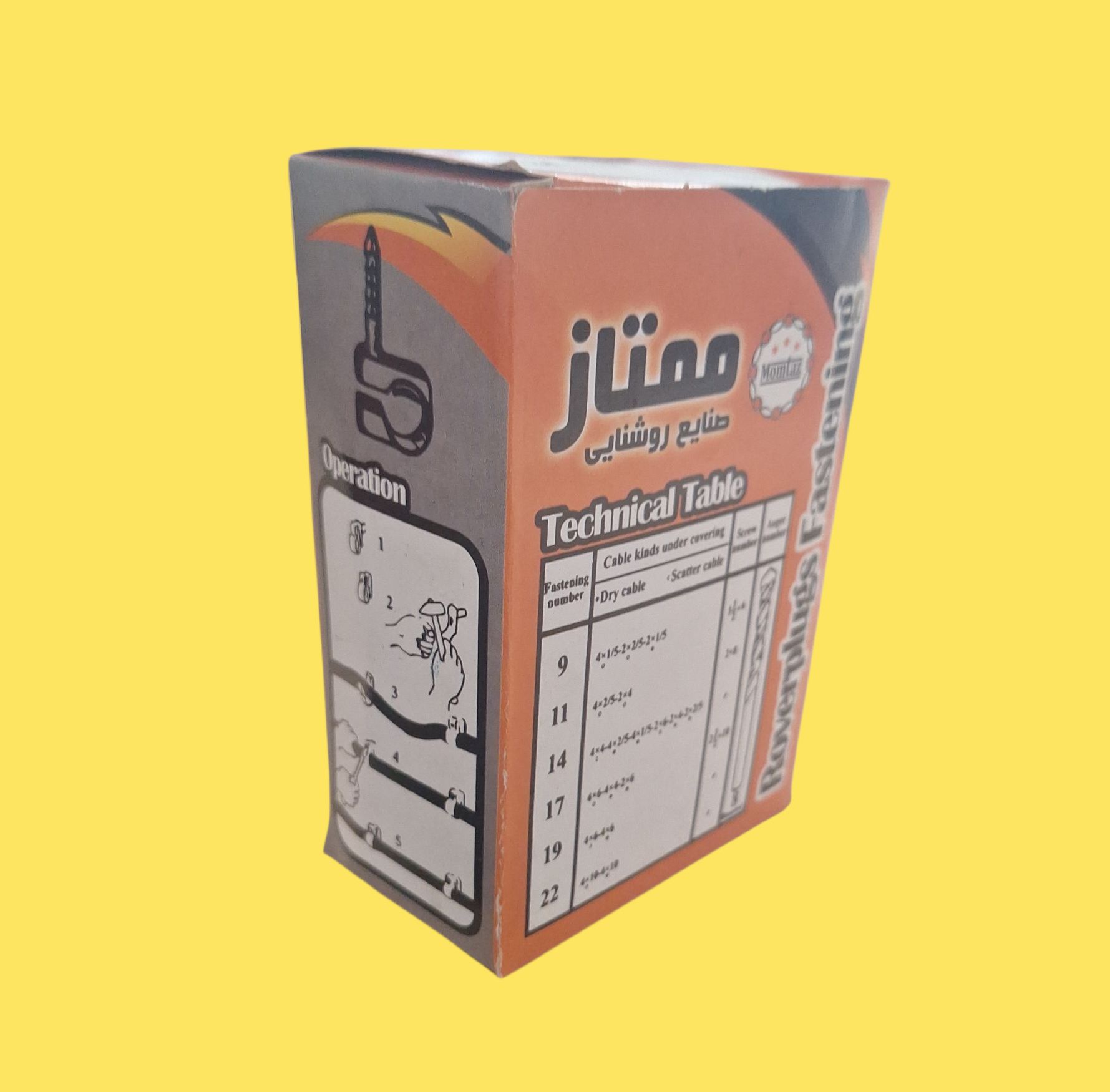 بست کابل رولپلاک دار سایز 17ممتاز( بسته 150عدد) — تصویر ۵
