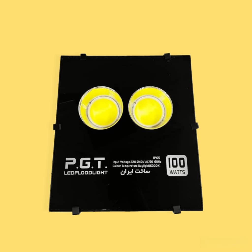 پروژکتور 100 وات سی او بی (COB ) برند پی چی تی (PGT) — تصویر ۲