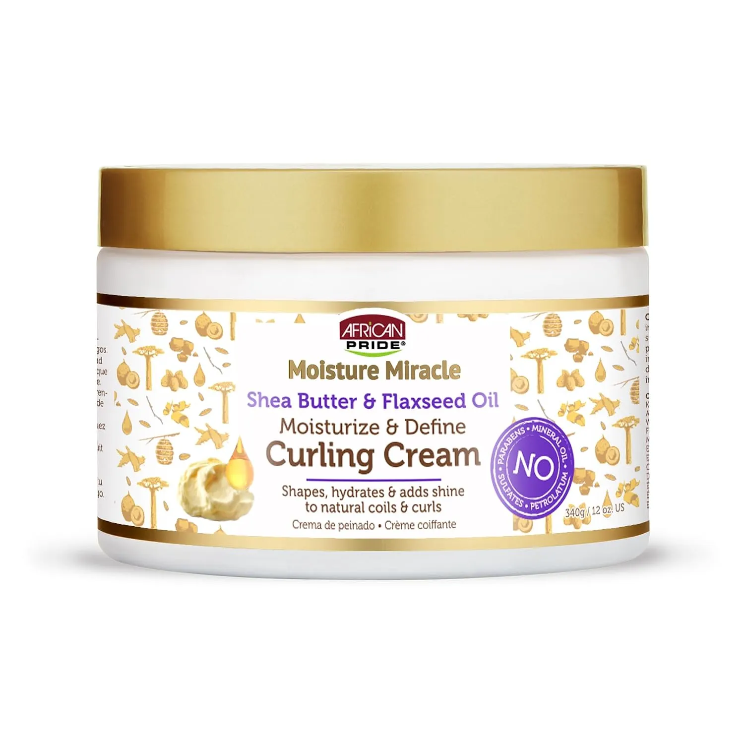 کرم فرکننده و حالتدهنده مو African Pride Shea Butter & Flaxseed Oil Curling Cream