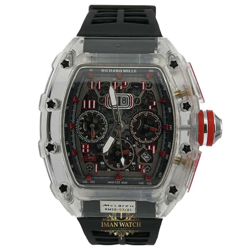 ساعت مچی مردانه ریچارد میل مشکی 8893 Richard Mille Mclaren — تصویر ۲