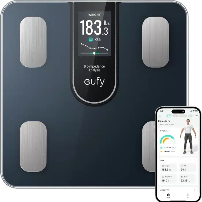 ترازو هوشمند ANKER مدل Eufy C20 T9130011 – مشکی (گارانتی 18ماهه حافظه طلایی ایستا) — تصویر ۷