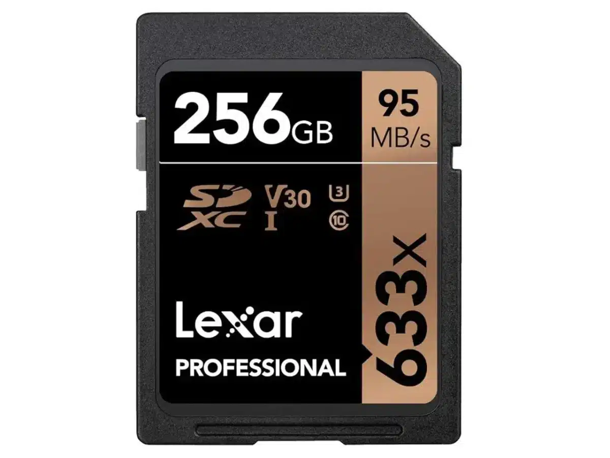 کارت حافظه 256 گیگابایت SDXC لکسار مدل Lexar Professional 633x UHS-I U3 V30 — تصویر ۳
