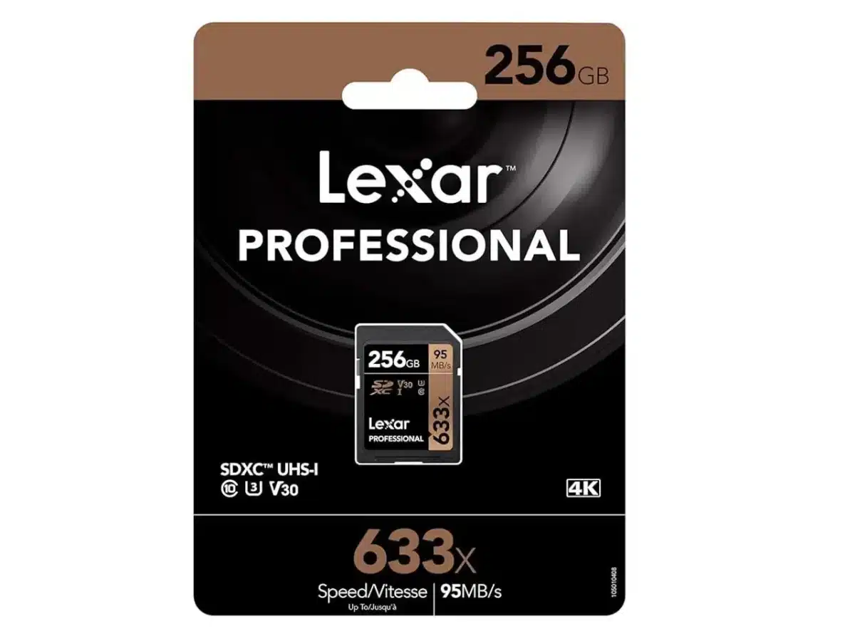 کارت حافظه 256 گیگابایت SDXC لکسار مدل Lexar Professional 633x UHS-I U3 V30