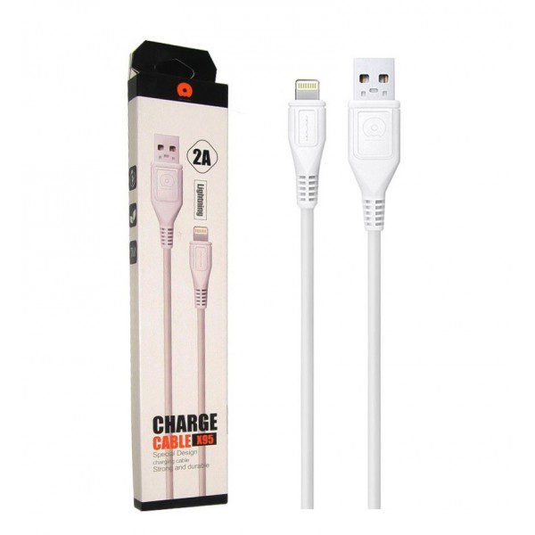 کابل آیفون (Lightning) طول 1 متر مدل X95 WUW