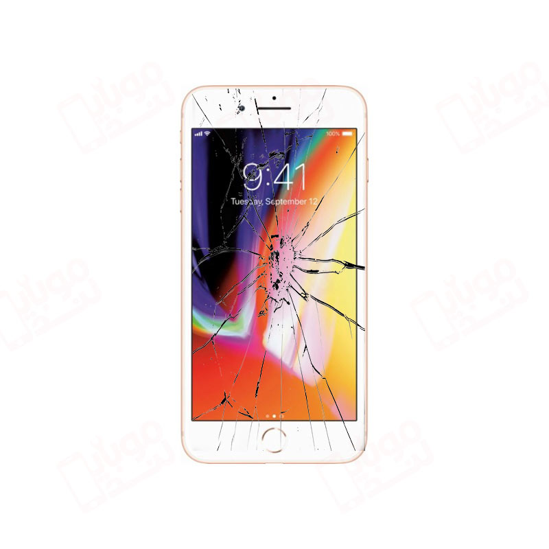 تعویض گلس ال سی دی آیفون 8 پلاس glass iphone 8 plus