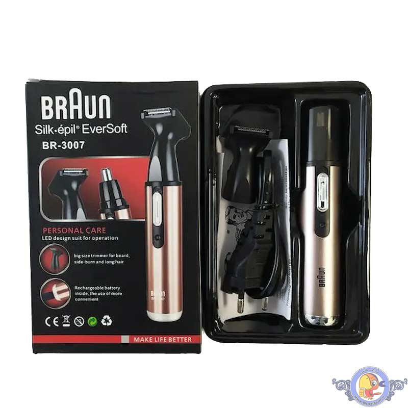 موزن گوش و بینی و خط زن براون BRAUN BR-3007 — تصویر ۷