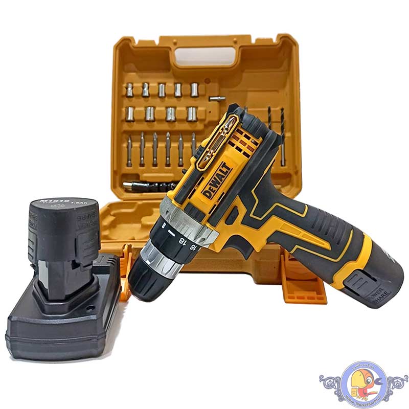 دریل و پیچ گوشتی شارژی دو گیر بکس دیوالت DEWALT 21v