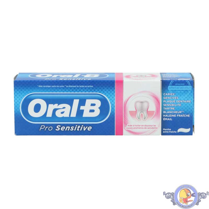 خمیر دندان تخصصی اورال-بی ضدحساسیت Oral-B Pro-Sensitive 75ml — تصویر ۲