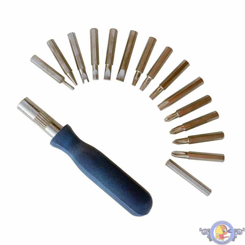 مجموعه 16 عددی پیچ گوشتی و سر پیچ گوشتی مدل RD-2375 — تصویر ۲
