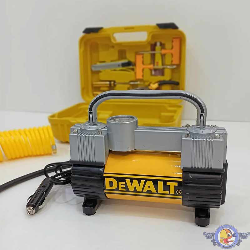 پمپ باد سیار خودرو دوسیلندر Dewalt DTP300 — تصویر ۵