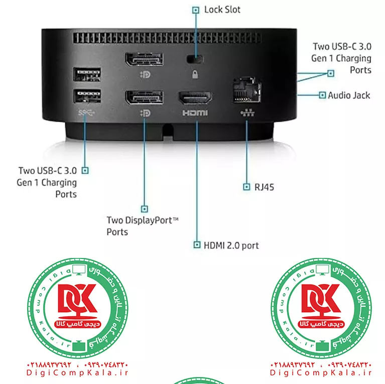 داک استیشن اچ پی HP USB-C Dock G5 Docking Station — تصویر ۳