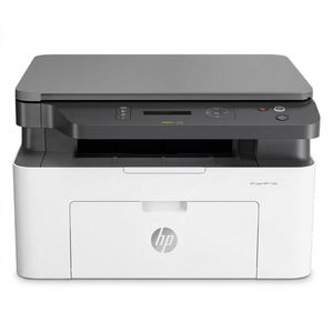 پرینتر لیزری 3 کاره اچ‌پی مدل LaserJet MFP 136a با قابلیت پرینت، اسکن و کپی، اتصال USB و نمایشگر