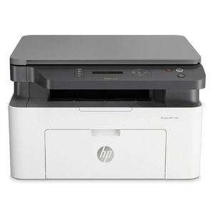 پرینتر لیزری 3 کاره اچ‌پی مدل Laser MFP 136w با قابلیت پرینت، اسکن و کپی، مجهز به اتصال Wi-Fi و USB
