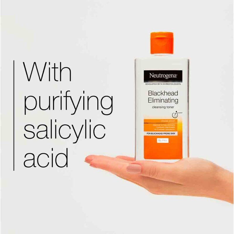 تونر پاک کننده صورت نوتروژینا مدل Blackead Eliminating حجم 200 میلی لیتر — تصویر ۳