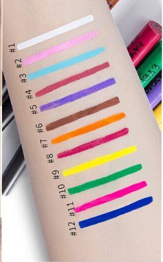 خط چشم مویی رنگی هندیانHINDIYAN Matte Liquid Eyeliner — تصویر ۴