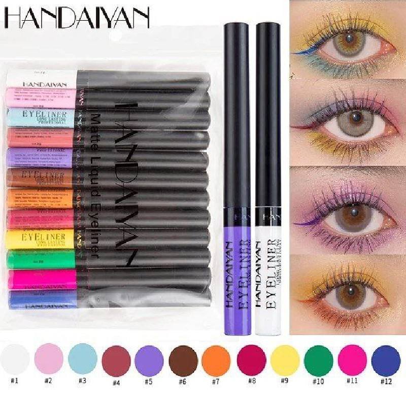 خط چشم مویی رنگی هندیانHINDIYAN Matte Liquid Eyeliner — تصویر ۳