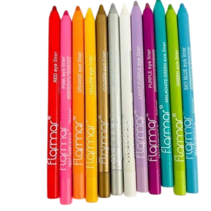 خط چشم رنگی ضدآب پاستیلی فلورمار | Flormar Colored Eyeliner — تصویر ۲