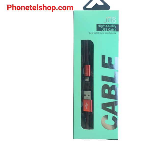 کابل کنفی آیفون 2 متری cable 2m iPhone j108