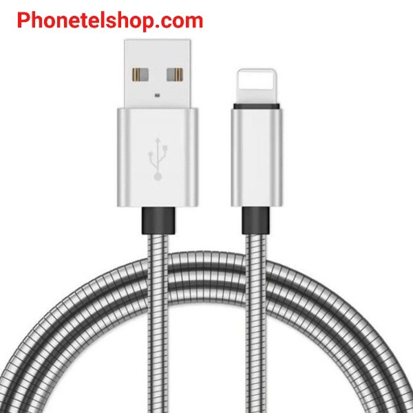 کابل تمام فلزی 1 متری آیفون cable iPhone