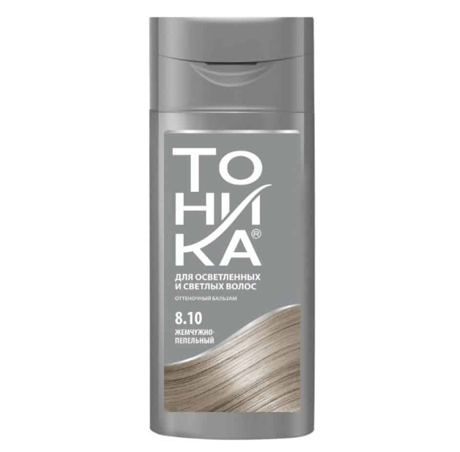 شامپو رنگ تونیکا Tohnika شماره 8.10 خاکستری مرواریدی حجم 150 میل — تصویر ۲