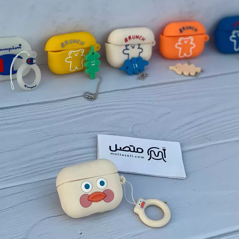 محافظ AirPods Pro سیلیکونی اردک — تصویر ۴
