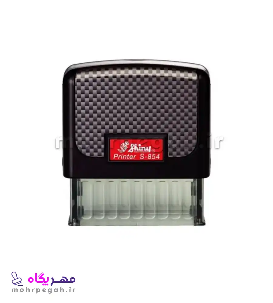 مهر ژلاتینی مستطیل Shiny S-854 — تصویر ۳