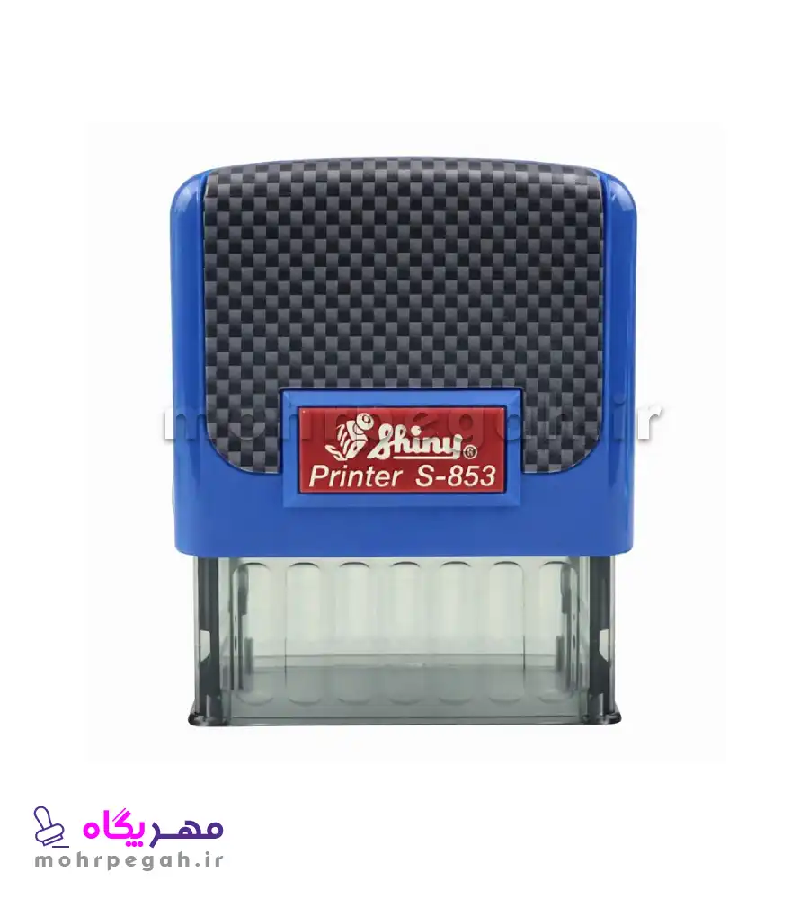 مهر ژلاتینی مستطیل Shiny S-854 — تصویر ۲