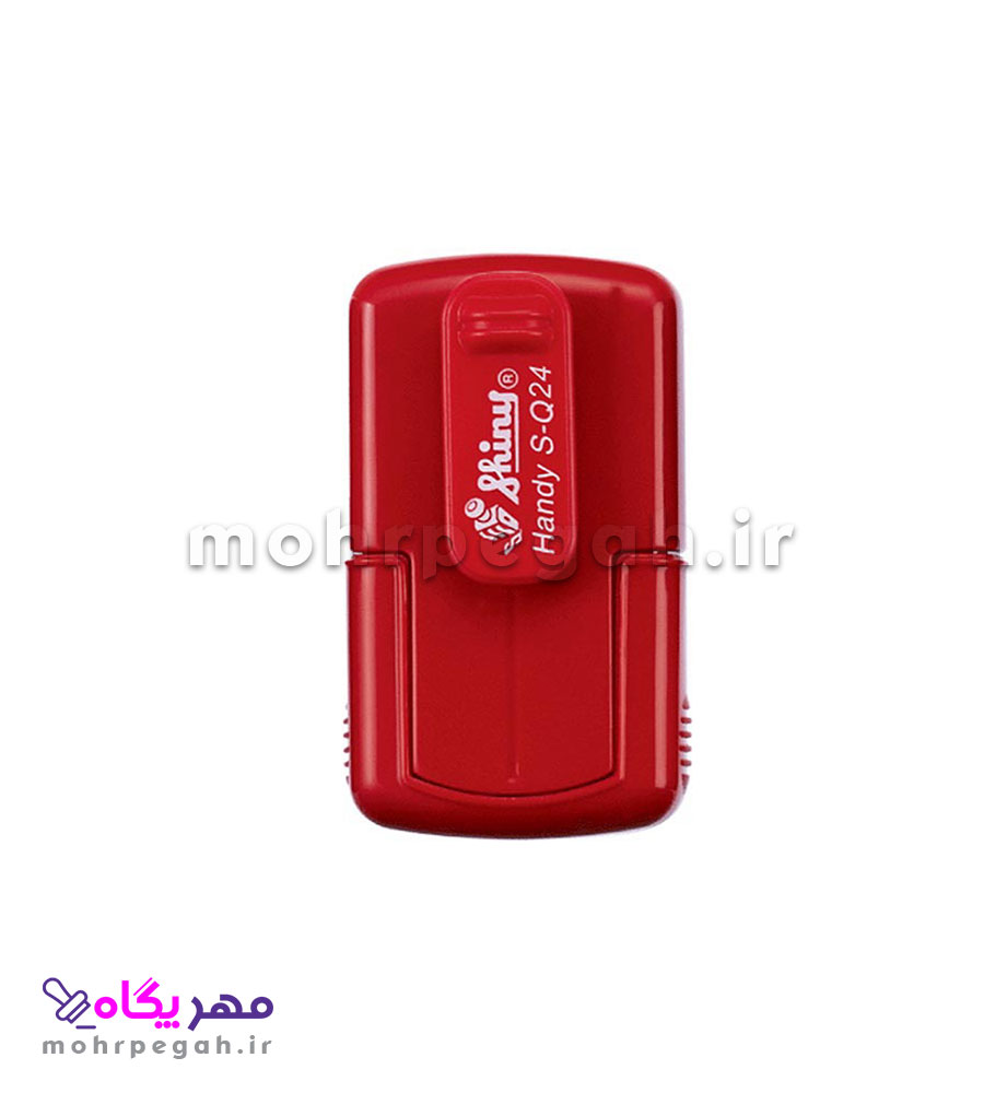 مهر جیبی ژلاتینی مربع Shiny S-Q24 — تصویر ۲