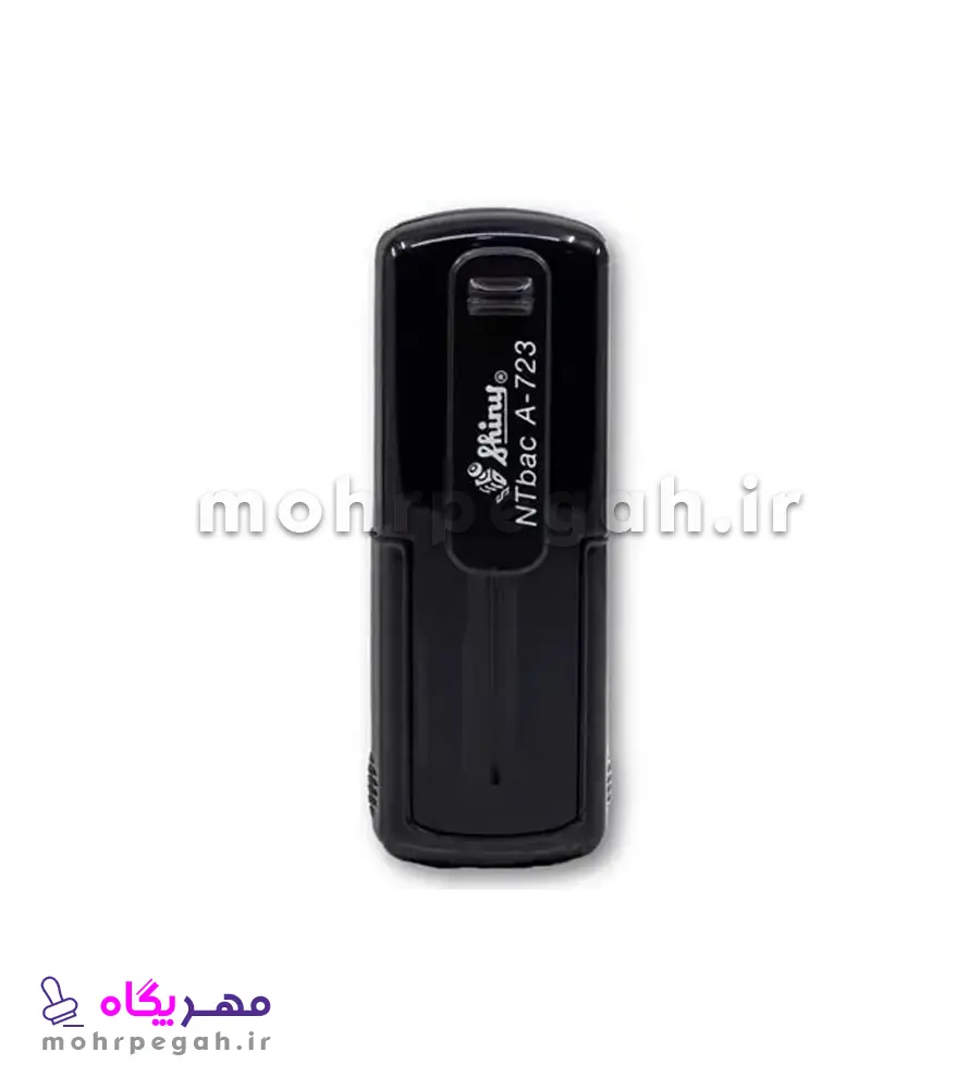 مهر جیبی ژلاتینی مستطیل شاینی Shiny A-723 — تصویر ۲