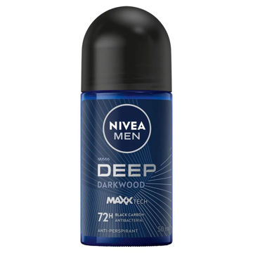 رول ضدتعریق مردانه نیوآ Nivea مدل Deep DarkWood مراقبت 72 ساعته
