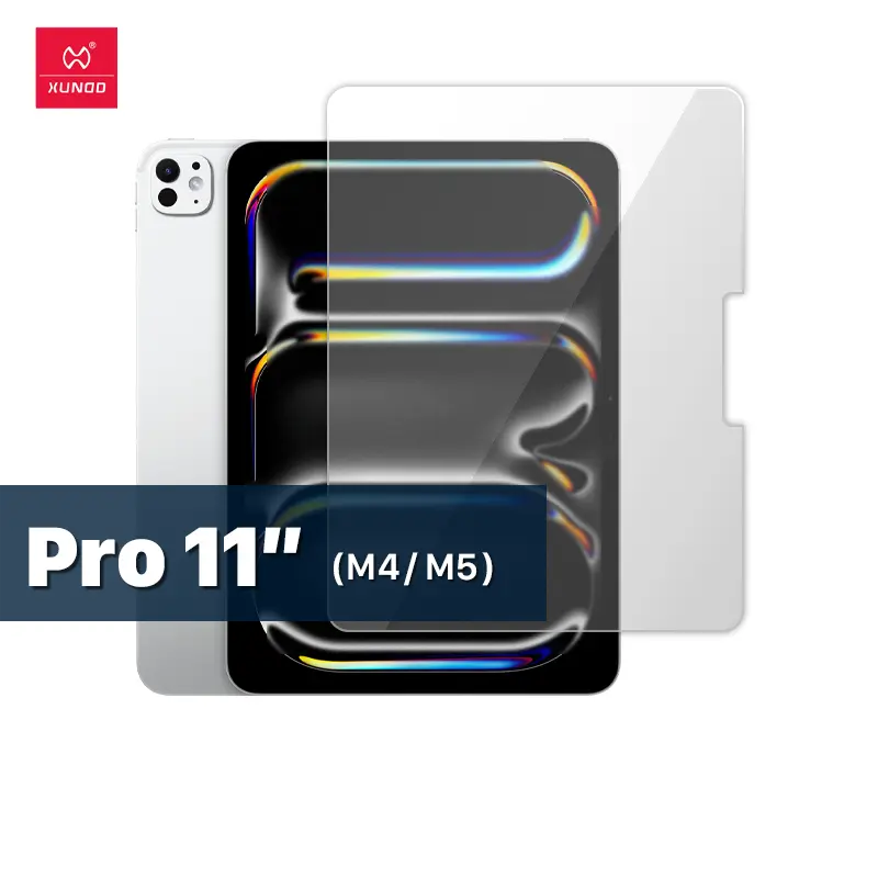 محافظ صفحه نمایش شفاف آیپد XUNDD مدل AXE Series HD مناسب برای iPad Pro 11 (2024/2025) — تصویر ۲