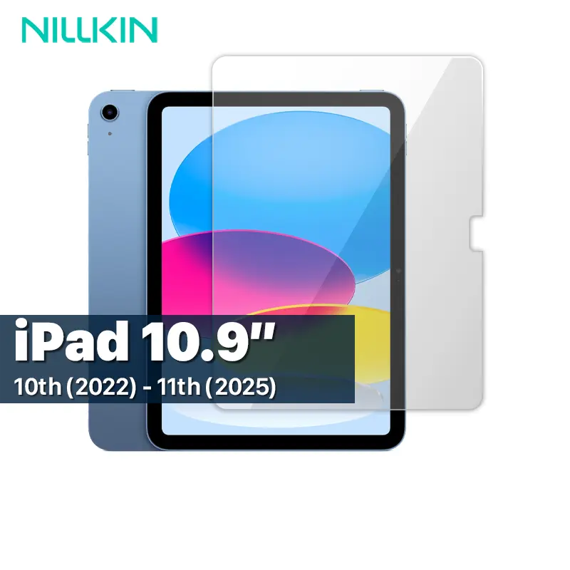 محافظ صفحه نمایش شفاف نیلکین مدل +Amazing H مناسب برای iPad 11th (2025) و iPad 10th (2022) — تصویر ۲