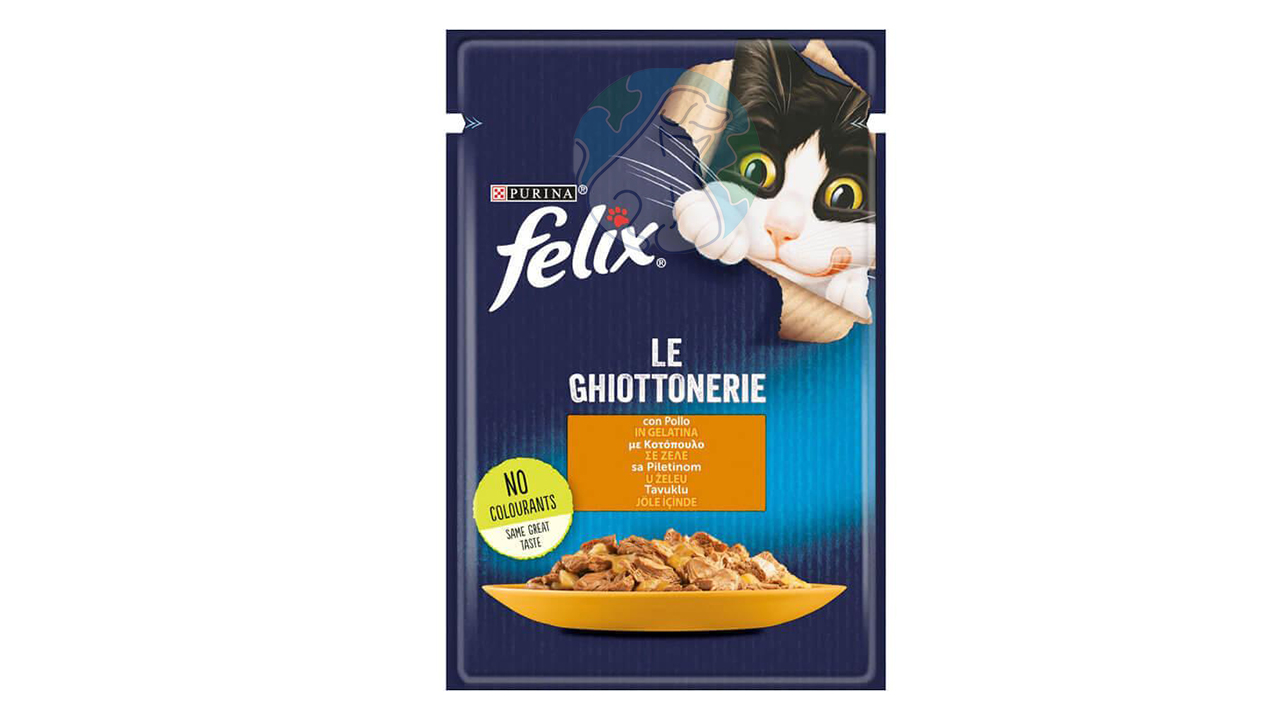 پوچ گربه فلیکس پورینا فرانسه طعم مرغ (ترکیه) اصلی ا Felix Purina Chicken 85g
