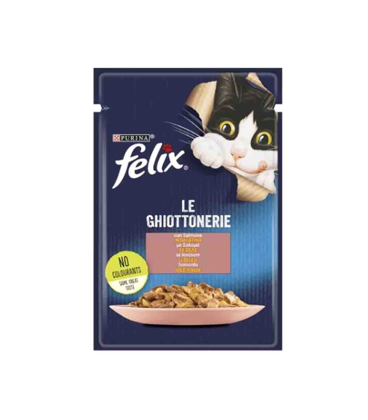 پوچ گربه بالغ فلیکس با طعم سالمون در ژله (ترکیه) اصلی ا Felix Pouch Adult Wet Cat Food With Salmon In Jelly