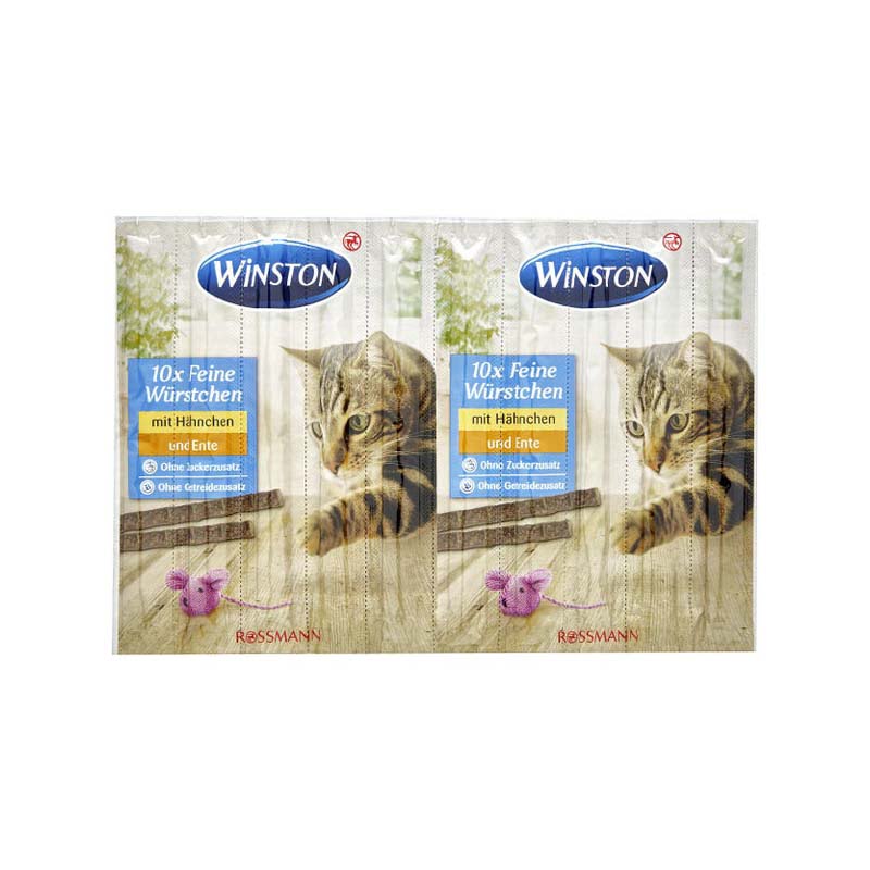 تشویقی مدادی وینستون گربه طعم مرغ و اردک ا Winston, Cat Treat Sticks, Chicken &amp; Duck