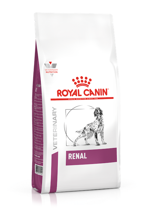 غذای خشک سگ رنال رویال کنین Renal وزن ۲ کیلوگرم | Royal Canin Renal Dry dog Food 2kg(استوک) پارگی کوچک دارد