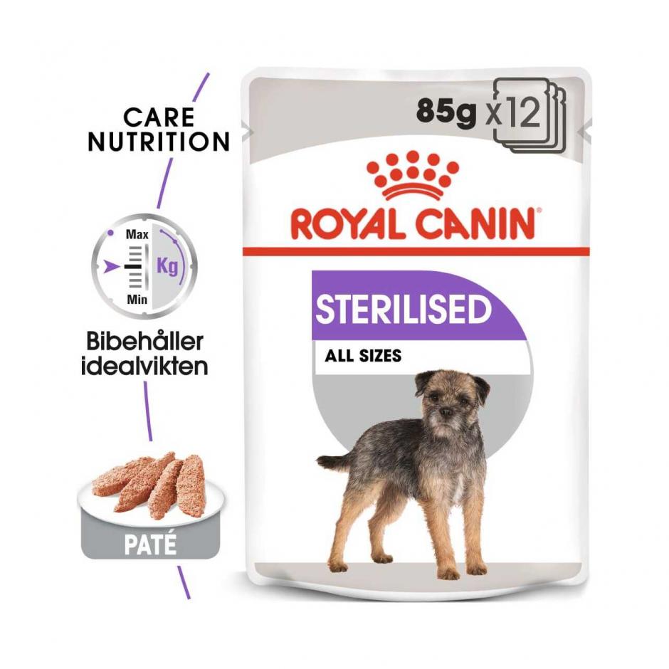 غذای پوچ سگ بالغ عقیم شده رویال کنین – Royal Canin Sterilised Wet