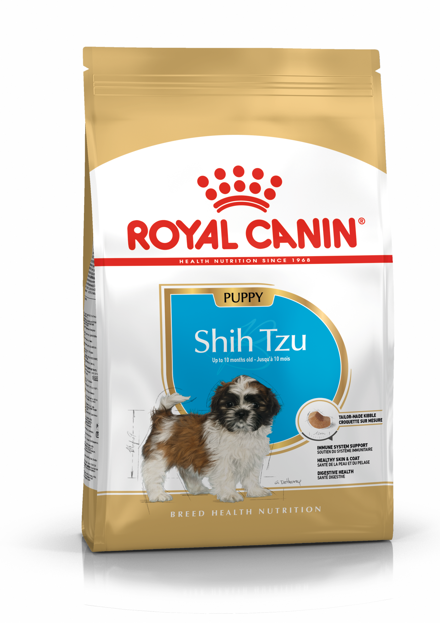غذای خشک توله سگ رویال کنین شیتزو پاپی وزن 1.5 کیلوگرم ا Royal Canin Shih Tzu Puppy Dry Dog Food