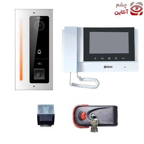 پکیج آیفون تصویری 1 واحدی حافظه دار اثر انگشتی-یوتاب-برایتون مدل 7030-5001