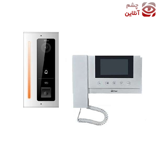 پکیج آیفون تصویری و مانیتور 1 واحدی حافظه دار اثر انگشتی برایتون مدل 4330-5001