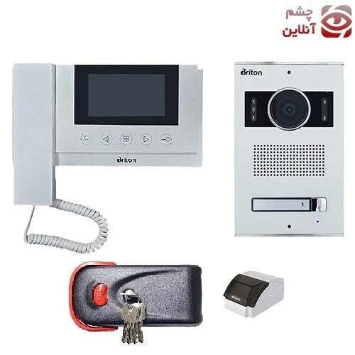 مجموعه آیفون تصویری 1 واحدی حافظه دار برایتون-یوتاب مدل 4330-2001 — تصویر ۲