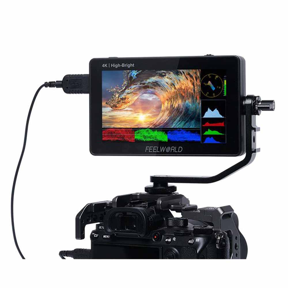 مانیتور روی دوربین 5.5 اینچی FeelWorld F6 PLUSX — تصویر ۳