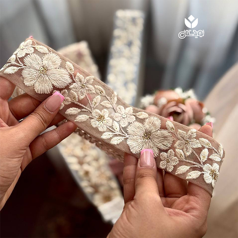 هدبند سوزن دوزی کد 33556 — تصویر ۵
