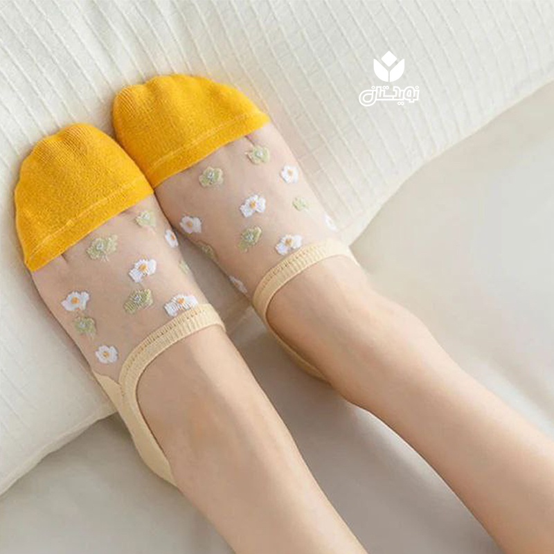 جوراب کالج شیشه ای کد 3159 — تصویر ۴